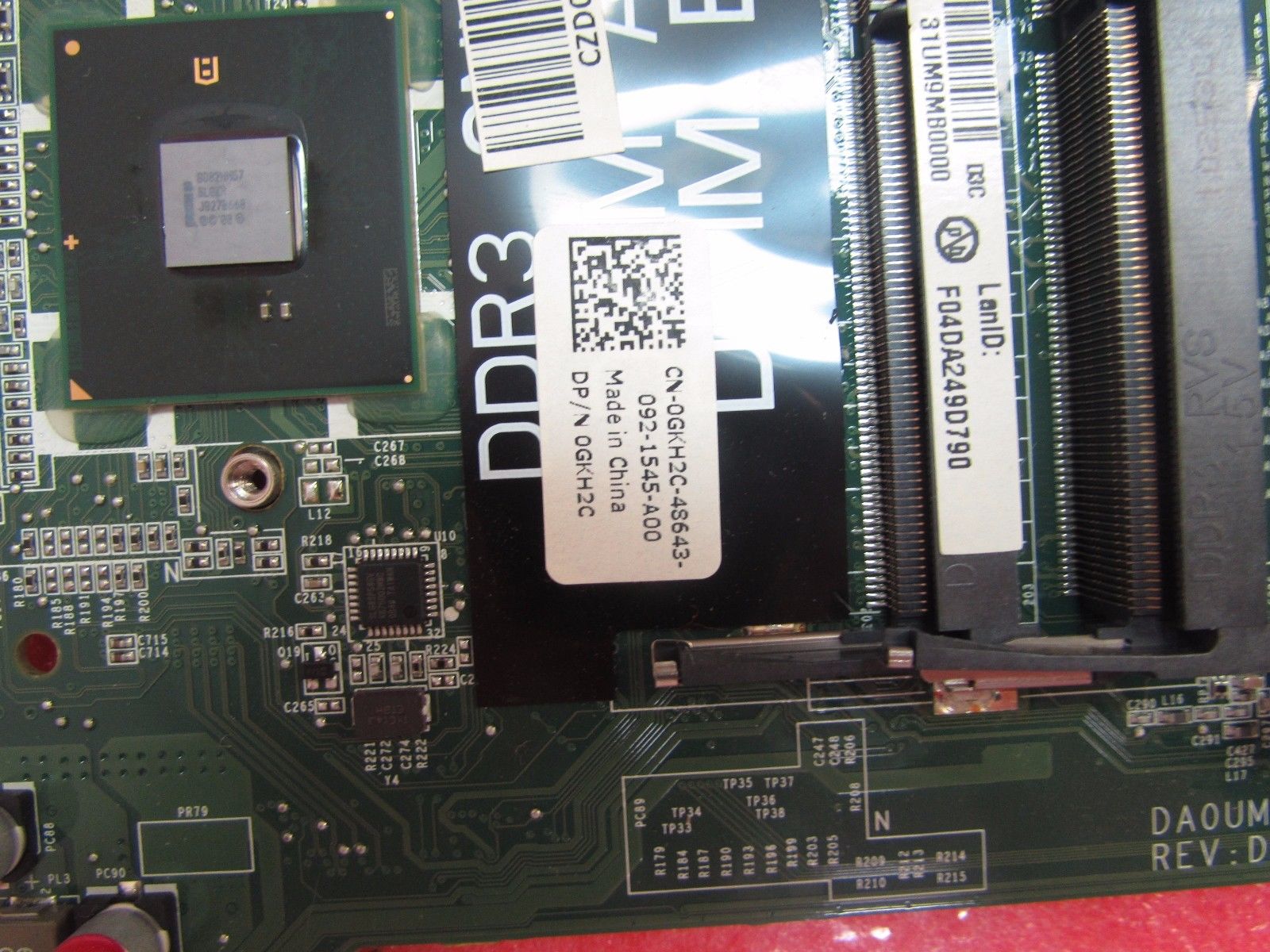 DA0UM9MB6D0 GKH2C CN-0GKH2C Für Dell N7010 Motherboard